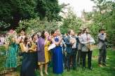 lara & gav’s cute and quirky back garden wedding.