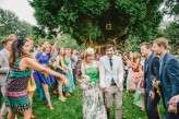 lara & gav’s cute and quirky back garden wedding.