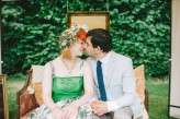 lara & gav’s cute and quirky back garden wedding.
