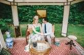 lara & gav’s cute and quirky back garden wedding.