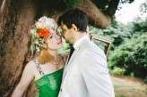 lara & gav’s cute and quirky back garden wedding.
