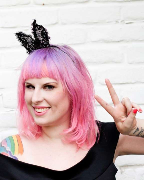 by day but invite her to a party and shell be rocking some ear