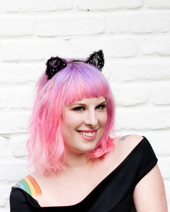 by day but invite her to a party and shell be rocking some ear