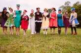 Alice in Wonderland Festival Field Wedding Sussex Alternative Brighton Wedding Photographer-456