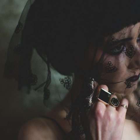 Gothic Bride Shoot Devlin Photos