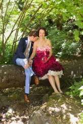 pink ombre wedding dress22