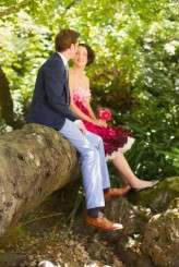 pink ombre wedding dress23