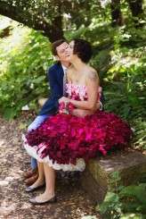 pink ombre wedding dress26