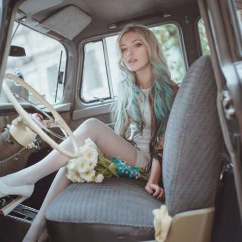 ukrainian wedding blue hair bride20