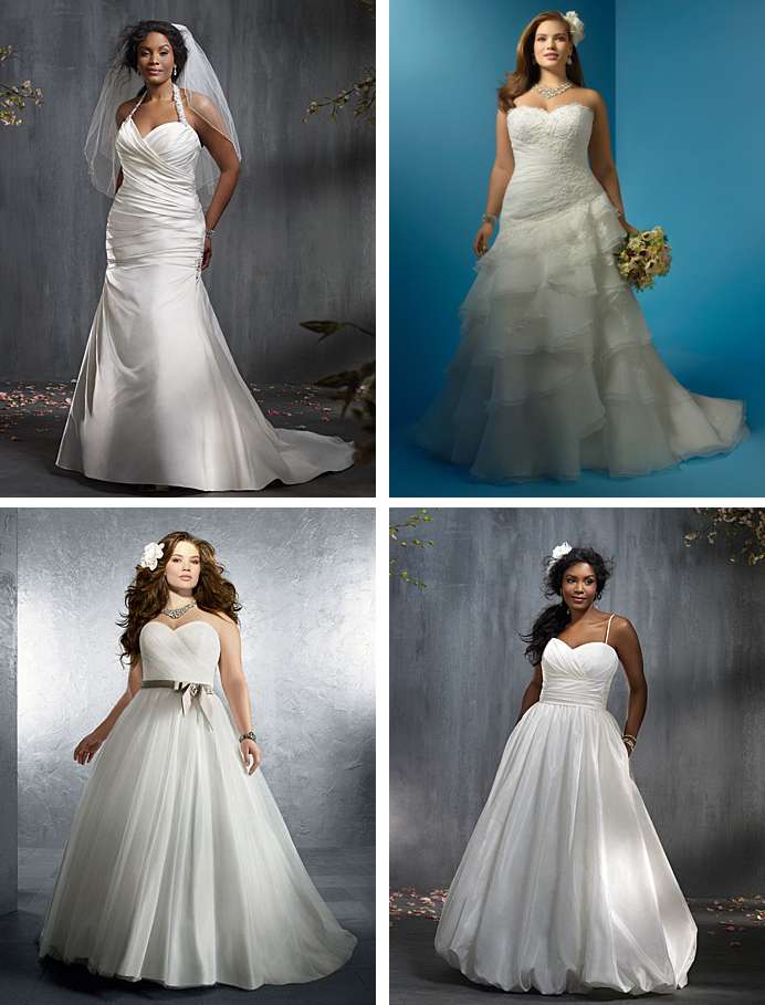 Alfred angelo plus size wedding dresses on sale