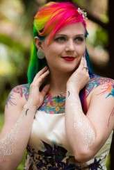 face and body paint wedding54