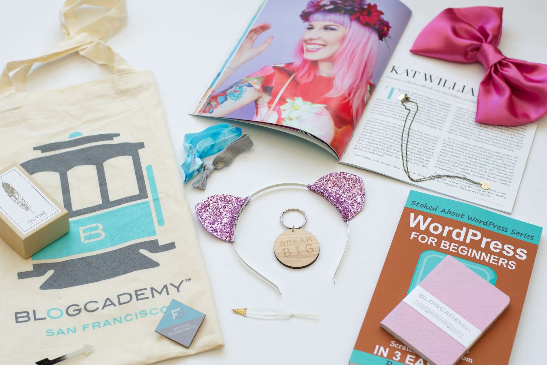 blogcademy goodie bag