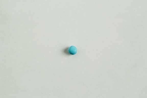 Gemstone Necklace pastel blue