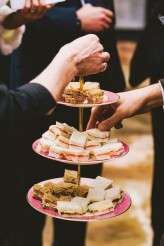 pink haired bride rocker wedding black wedding dress29