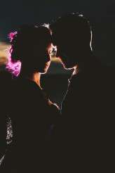 pink haired bride rocker wedding black wedding dress71