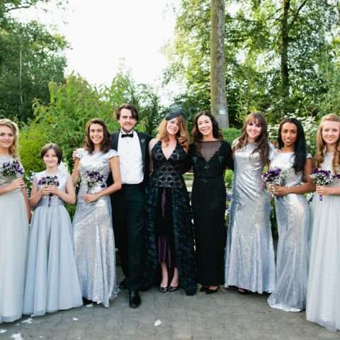 Midsummer Black Wedding Dress in Devon_Green Antlers Photography  31