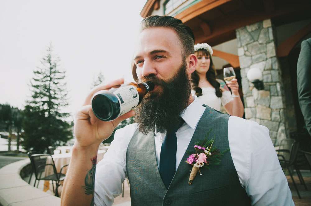 Stunning Bohemian Wedding in a Ski Resort: Devin & Nina · Rock n Roll Bride