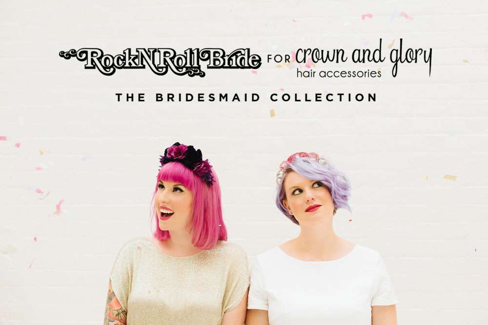 rock n roll bride for crown and glory hero shot