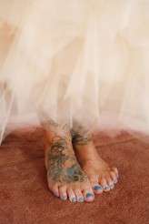tattooed bride wedding 26