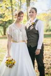 rustic nature autumn same sex wedding11