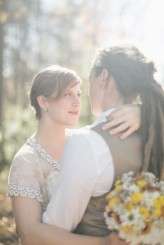 rustic nature autumn same sex wedding13