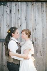 rustic nature autumn same sex wedding26