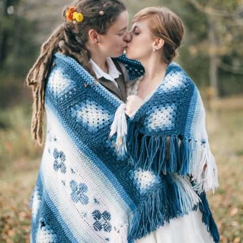 rustic nature autumn same sex wedding50