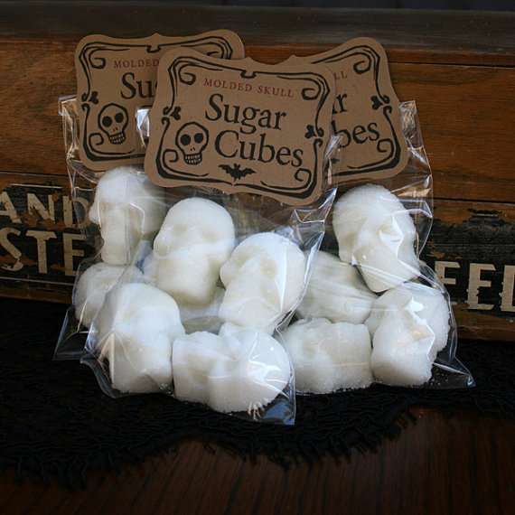 skull sugar cube