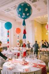 retro rockabilly wedding blue hair bride 26