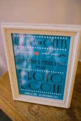 retro rockabilly wedding blue hair bride 34