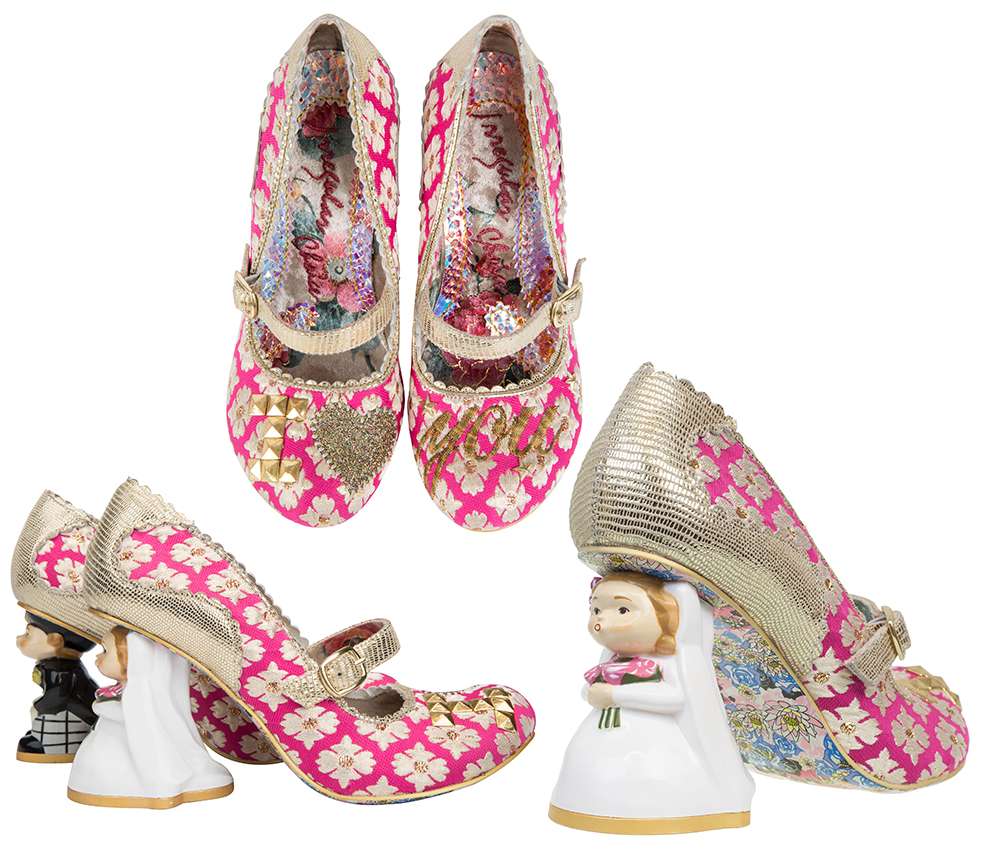 Bride Groom Heeled Shoes from Irregular Choice Rock n Roll Bride