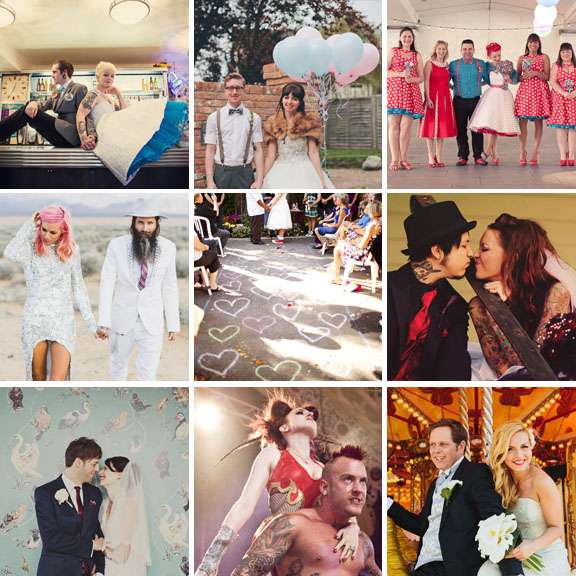 most popular weddings of all time on rocknrollbride