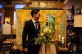 nature inspired wedding blue haired bride1 (42)