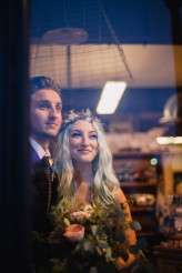 nature inspired wedding blue haired bride1 (43)