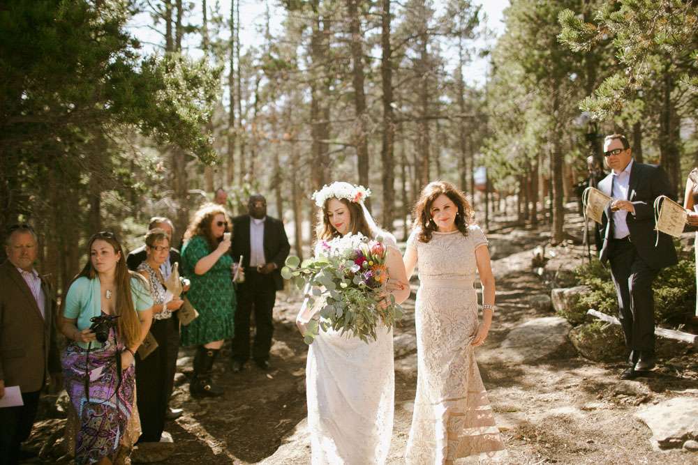 DIY Cabin Wedding in the Rocky Mountains · Rock n Roll Bride