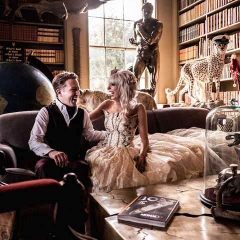 taxidermy and alternative wedding at Aynhoe park (22)