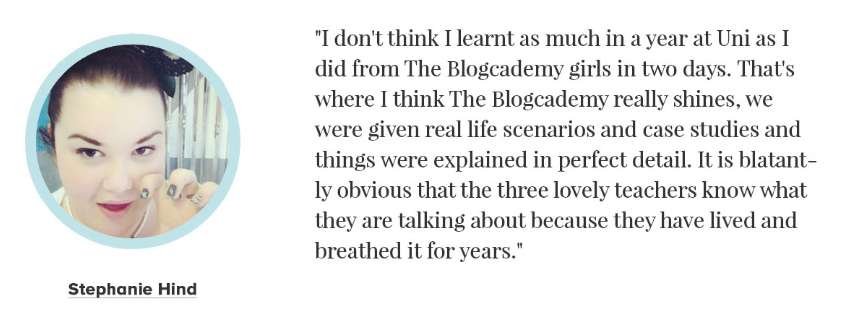 the blogcademy testimonal1