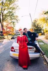 Alabama woodland wedding on Halloween (1)