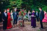 Alabama woodland wedding on Halloween (12)