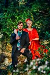 Alabama woodland wedding on Halloween (23)