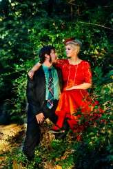 Alabama woodland wedding on Halloween (26)