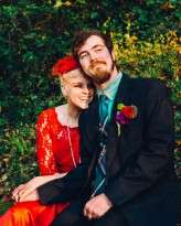 Alabama woodland wedding on Halloween (28)