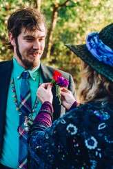 Alabama woodland wedding on Halloween (3)