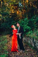 Alabama woodland wedding on Halloween (31)