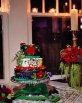 Alabama woodland wedding on Halloween (35)