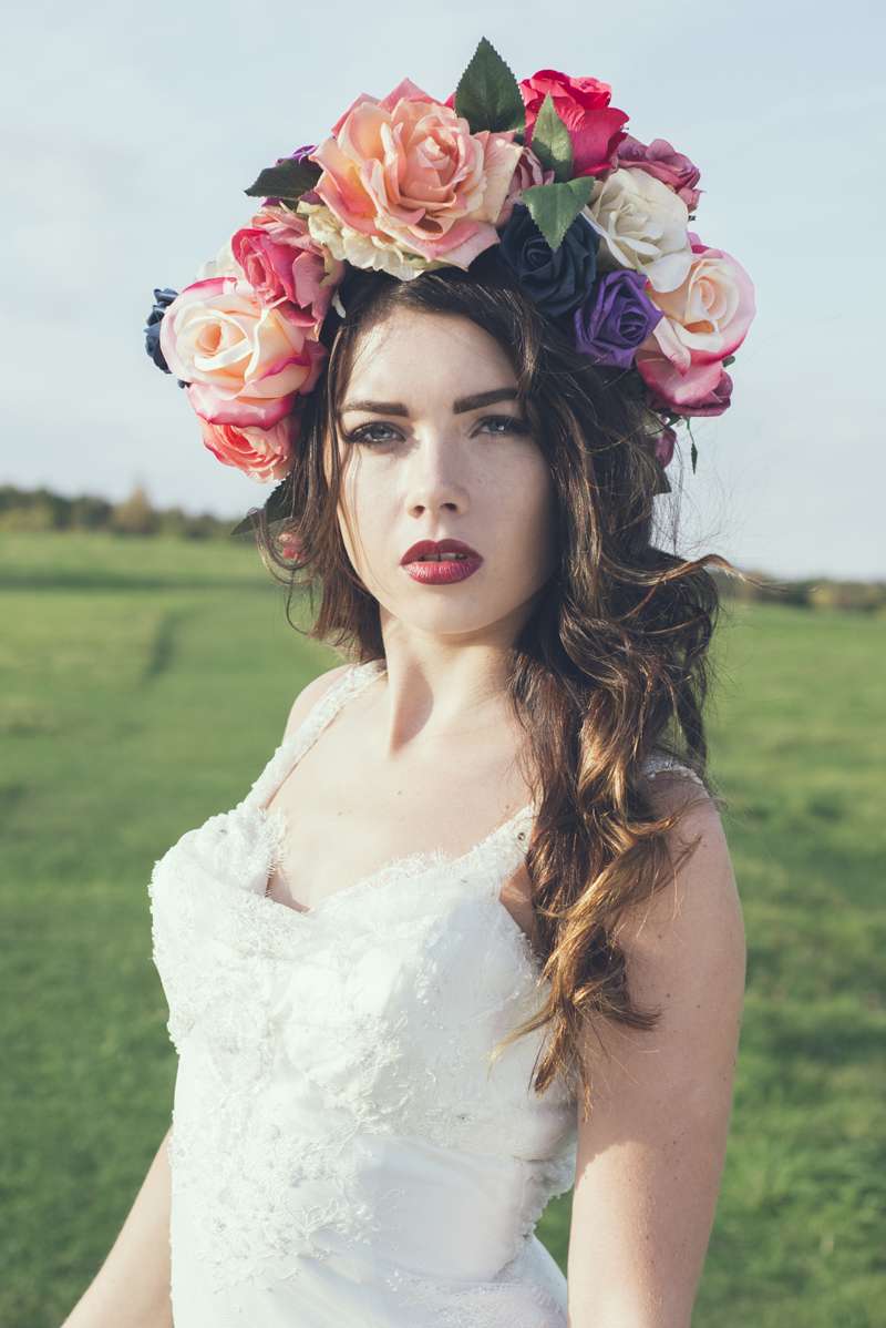 50 Best Bridal Flower Crowns for Weddings, Emmaline Bride