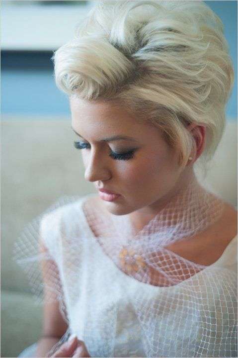 Wedding Hairstyle Ideas for Brides with Short Hair · Rock Wedding Hairstyle Ideas for Brides with Short Hair · Rock