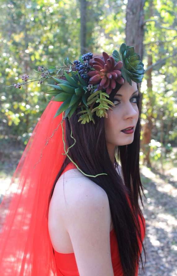 succulent flower crown