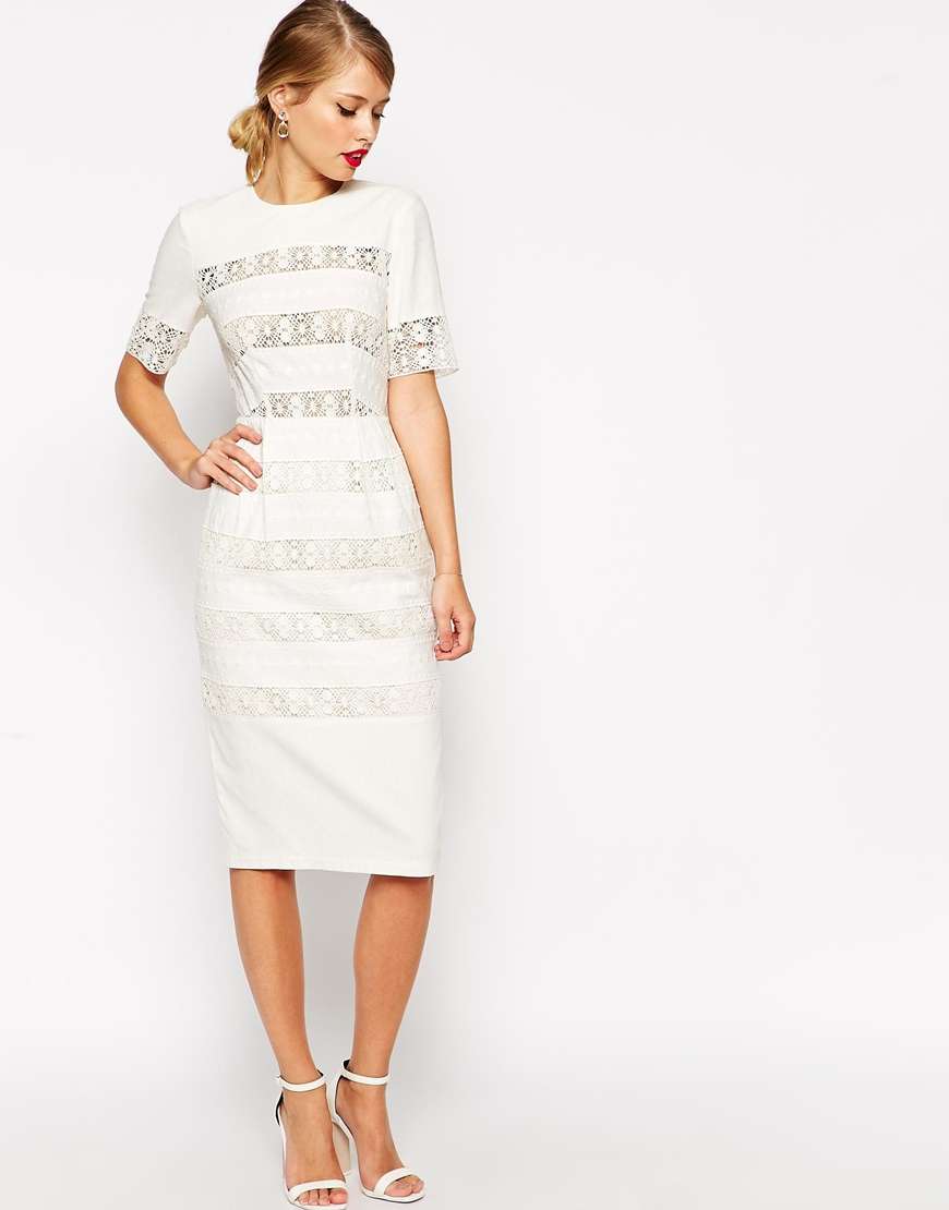 ASOS-Wiggle-Dress-in-Linen-Crochet-Lace