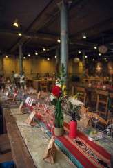 Indoor Festival Wedding at an Industrial Warehouse (26)